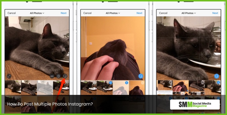 post multiple photos Instagram
