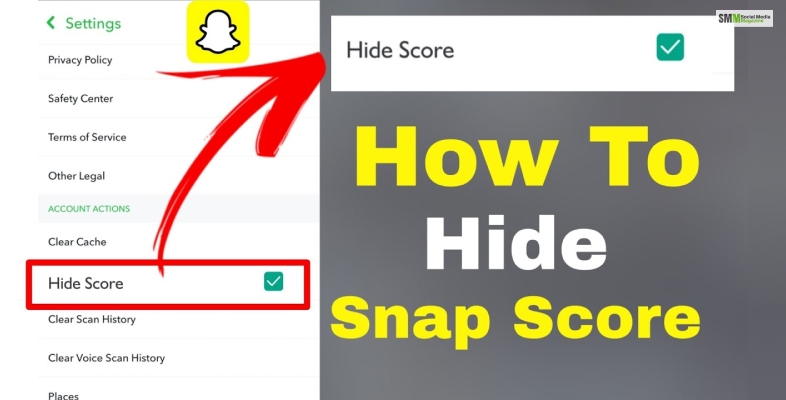 How To Hide Snap Score?