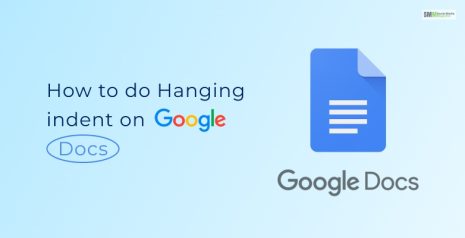 how to do hanging indent on google docs