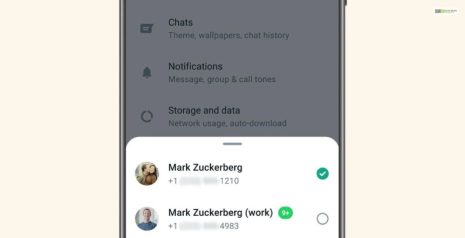 WhatsApp now allows users to use two accounts on one phone within the app