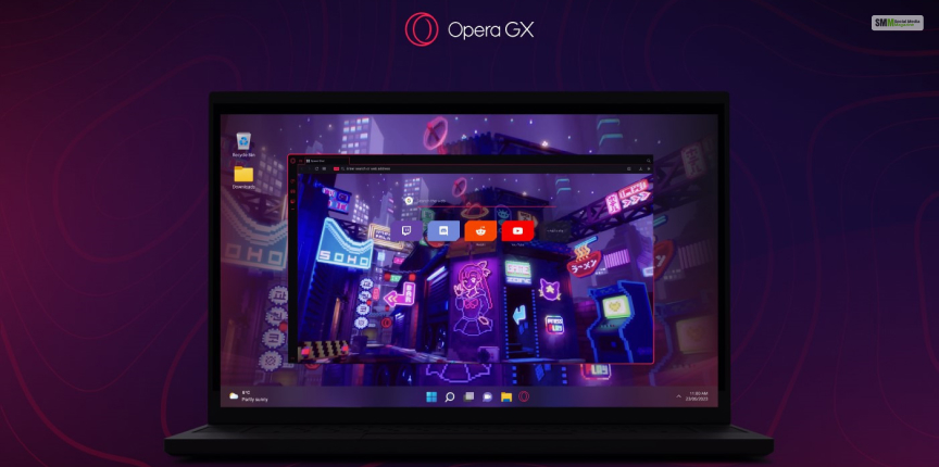 Using Opera GX Browser