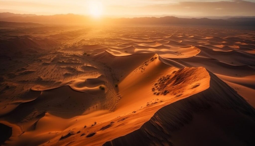 Saudi Arabia boasts a majestic desert landscape