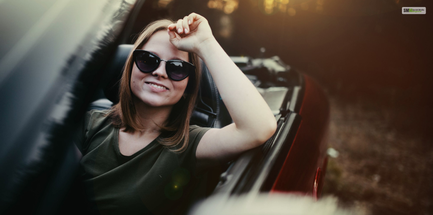 Car selfie captions