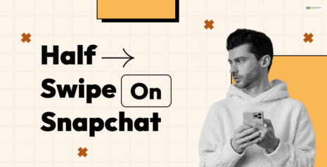 how to half swipe on snapchat