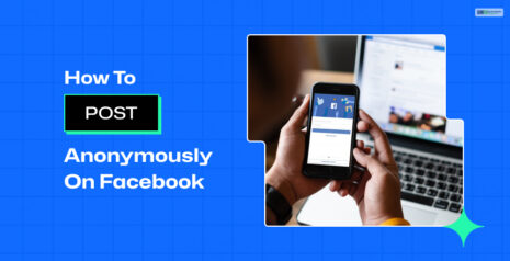 how to post anonymously on Facebook